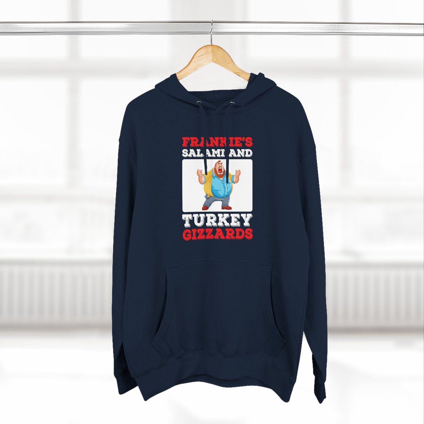 Frankie's Gizzards Hoodie — Funny Retro Character Pullover
