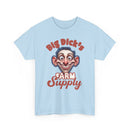 Graphic T‑Shirt — "Big Dick's Farm Supply" Vintage Cartoon Logo Tee
