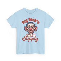 Graphic T‑Shirt — "Big Dick's Farm Supply" Vintage Cartoon Logo Tee