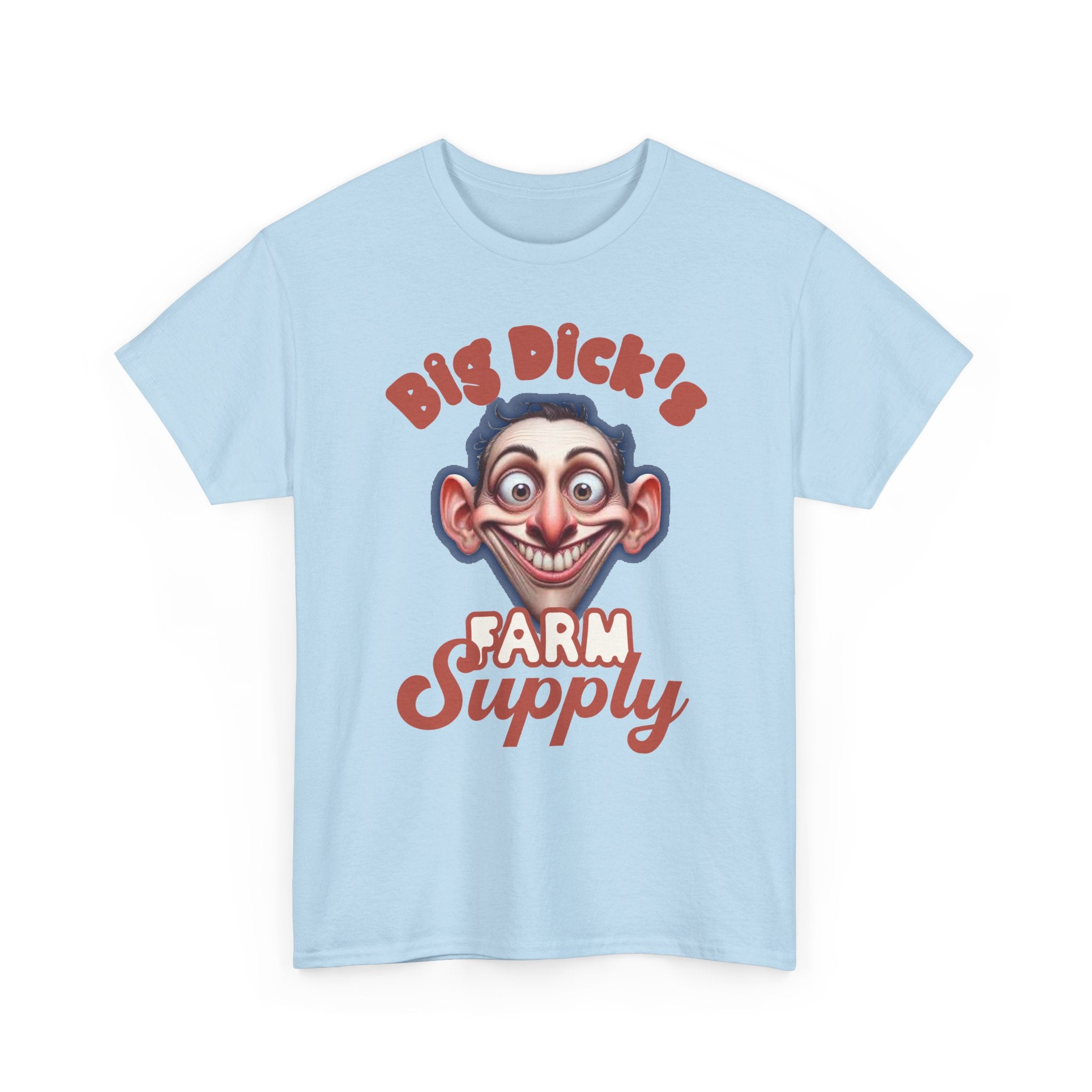 Graphic T‑Shirt — "Big Dick's Farm Supply" Vintage Cartoon Logo Tee