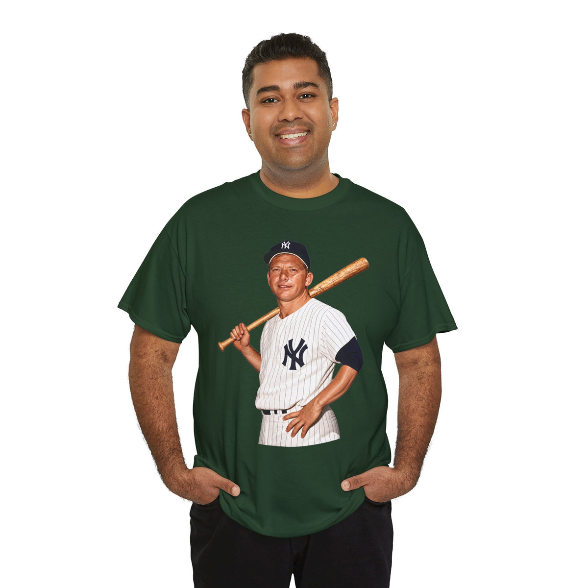 Vintage New York Yankees Baseball Player T-Shirt – Retro Batter Graphic Tee