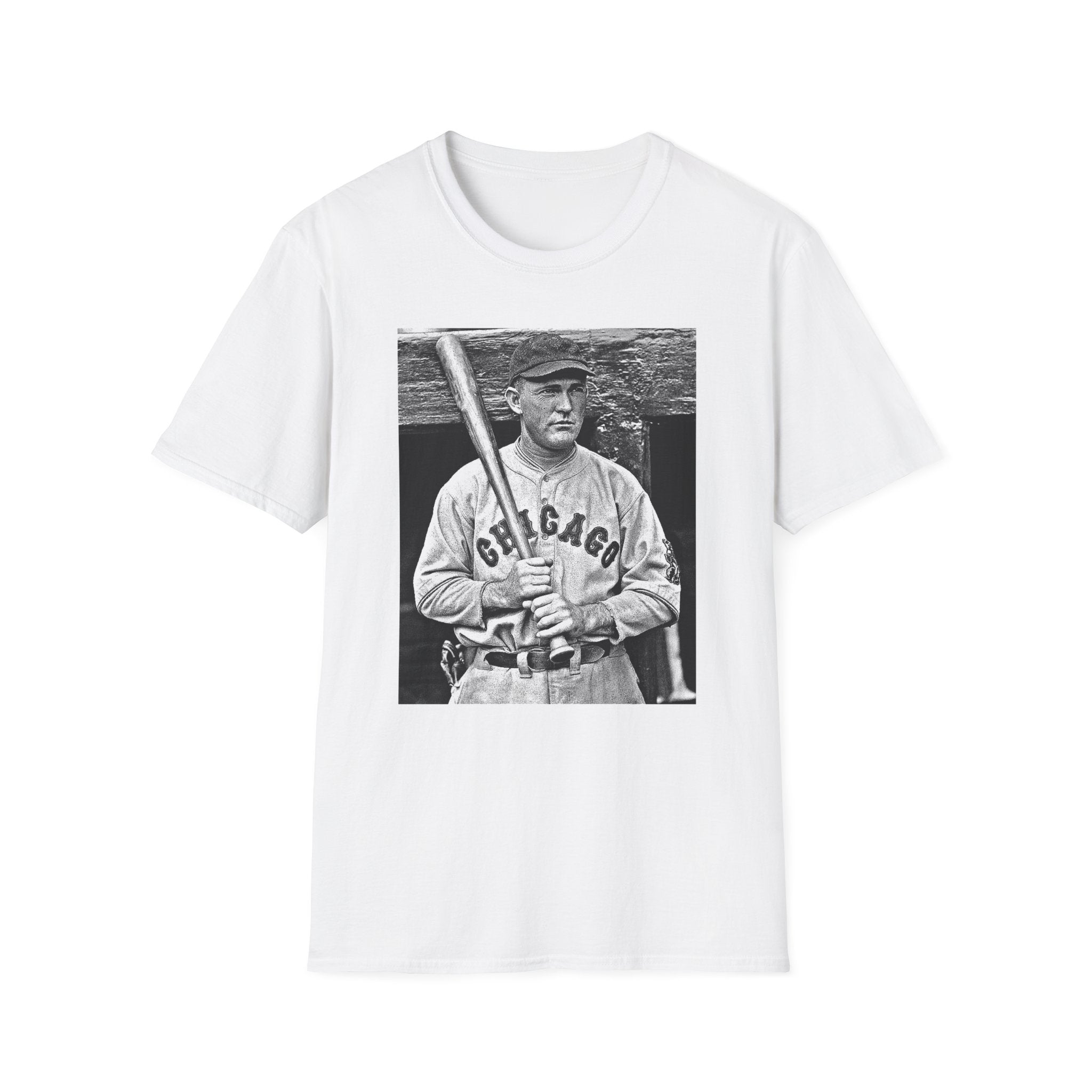 Vintage Cricket Player Photo T-Shirt — Retro Sports Tee