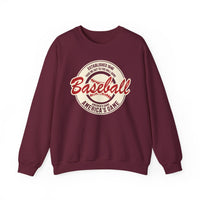 Vintage America's Game Sweatshirt - Classic Baseball Fan Crewneck