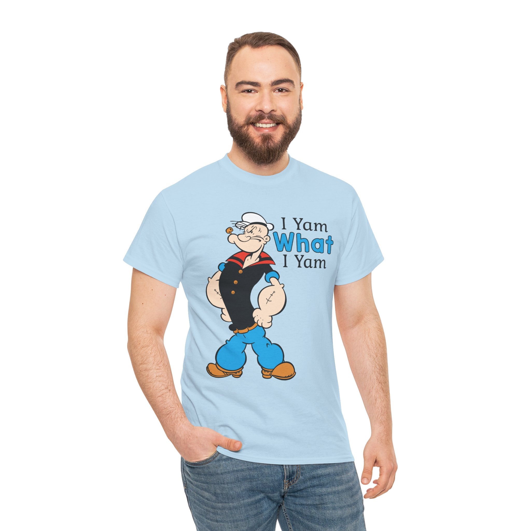 Funny “I Yam What I Yam” Classic Cartoon Graphic T-Shirt