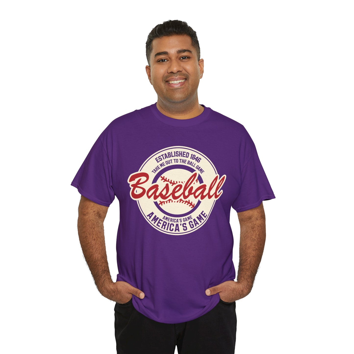 Vintage 'America's Game' Baseball T-Shirt — Retro Baseball Fan Tee