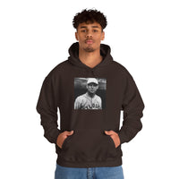 Vintage Baseball Player Hoodie — Classic Sports Graphic Pullover