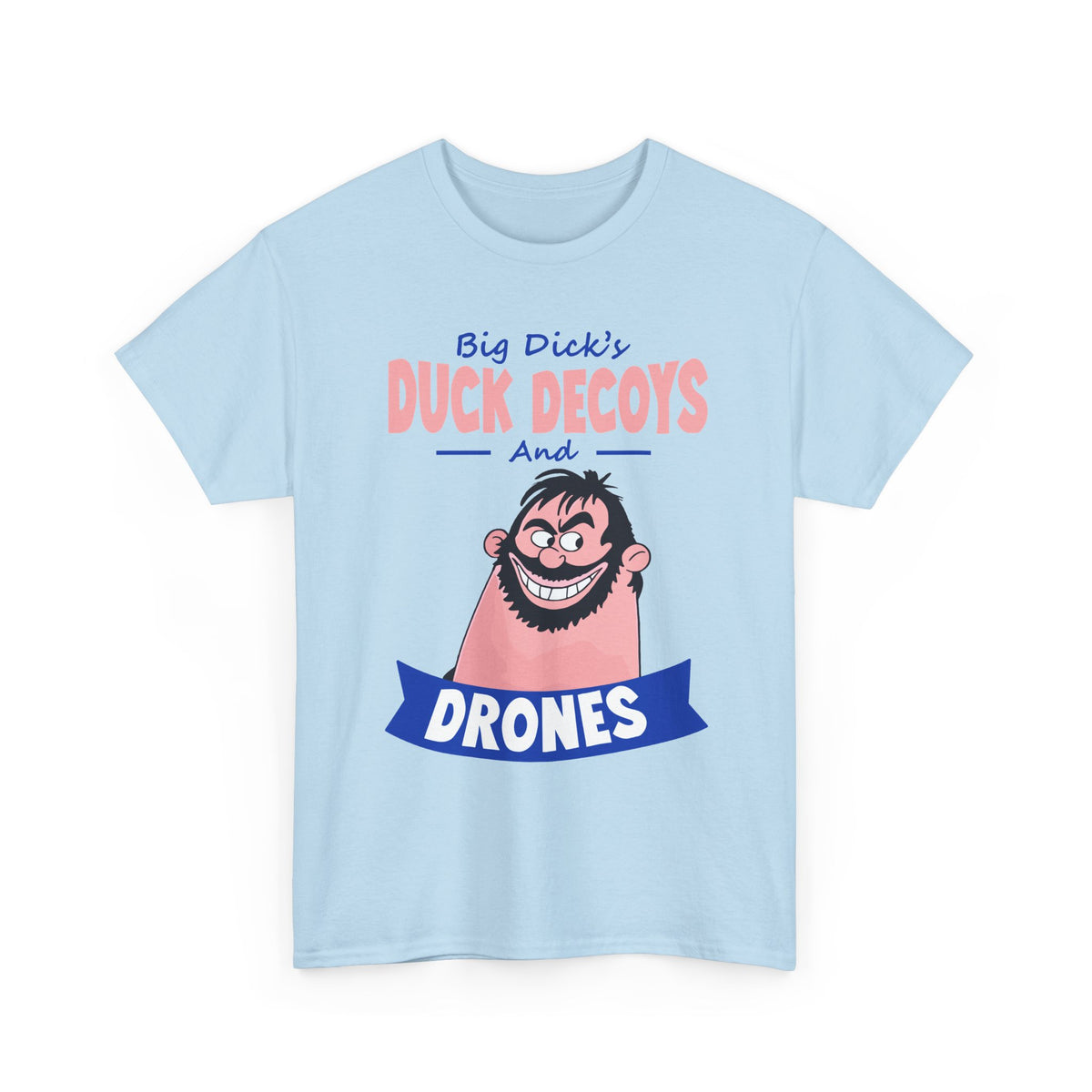 Duck Decoys and Drones T-Shirt — Funny Hunting Cartoon Tee