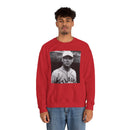 Vintage Baseball Player Sweatshirt - Classic Sports Graphic Crewneck