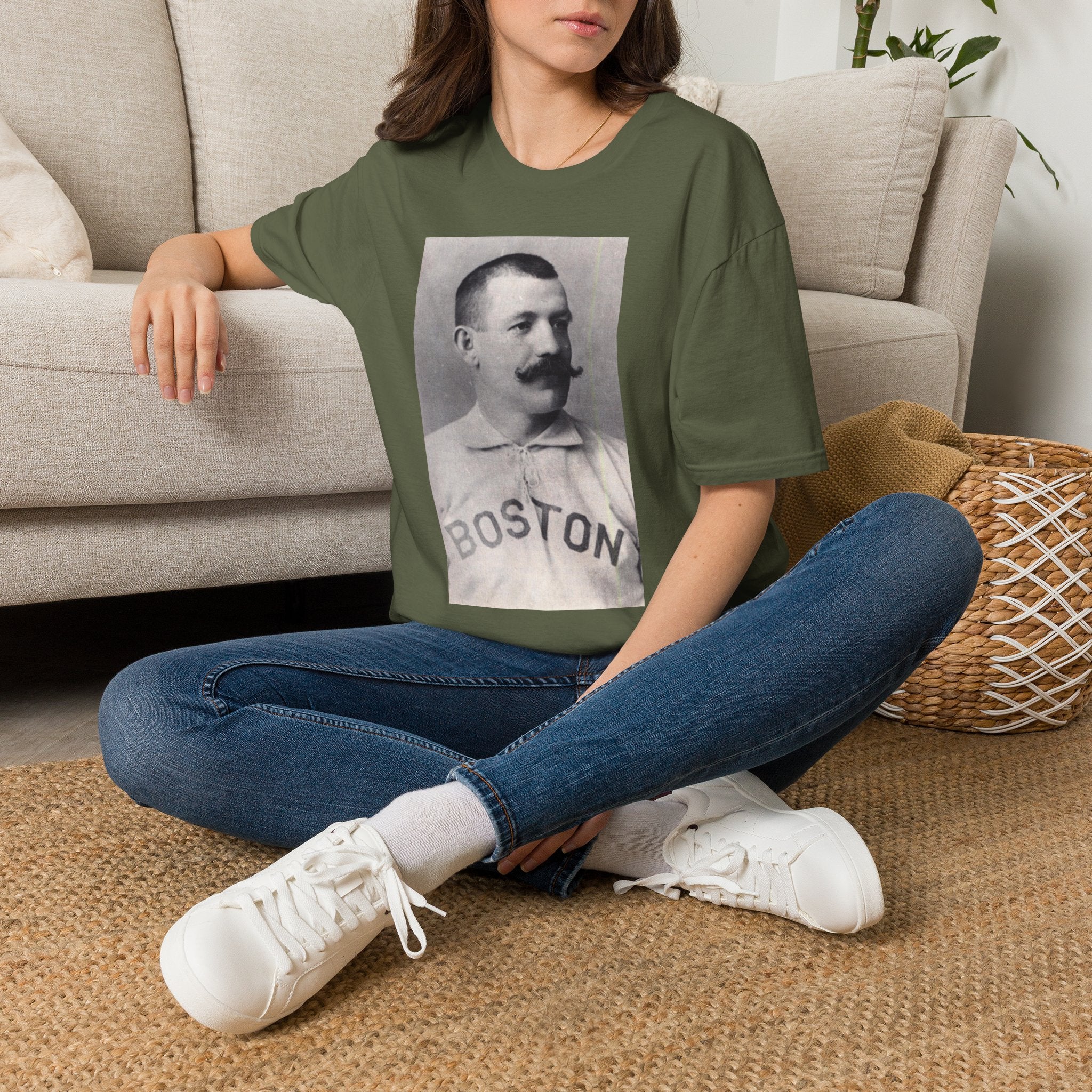 Vintage Boston Baseball Portrait T-Shirt