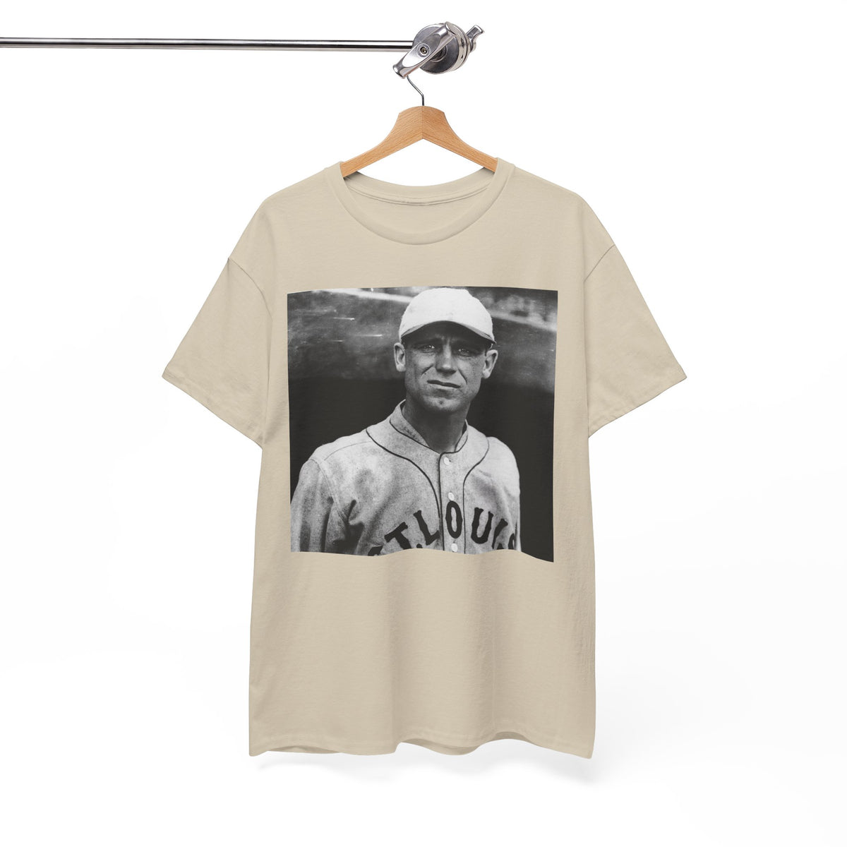 Vintage Baseball Photo Tee — St. Louis Retro Player Graphic T-Shirt