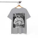 Vintage Chicago Baseball Photo T-Shirt — Retro Black & White Player Legend Tee