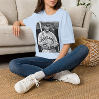 Vintage Cricket Player Photo T-Shirt — Retro Sports Tee