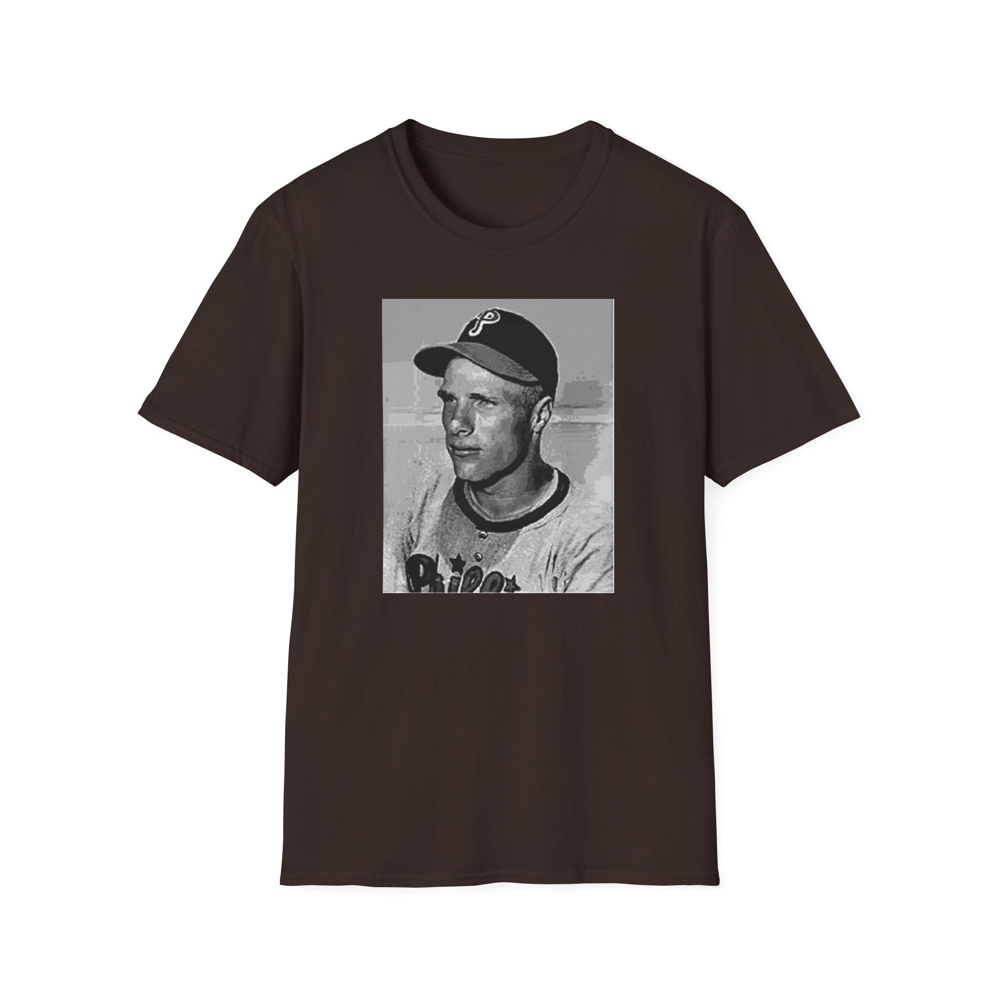 Vintage Philadelphia Phillies Baseball T‑Shirt — Retro Player Portrait