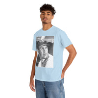 Vintage Baseball Portrait T-Shirt – Classic Retro Player Tee