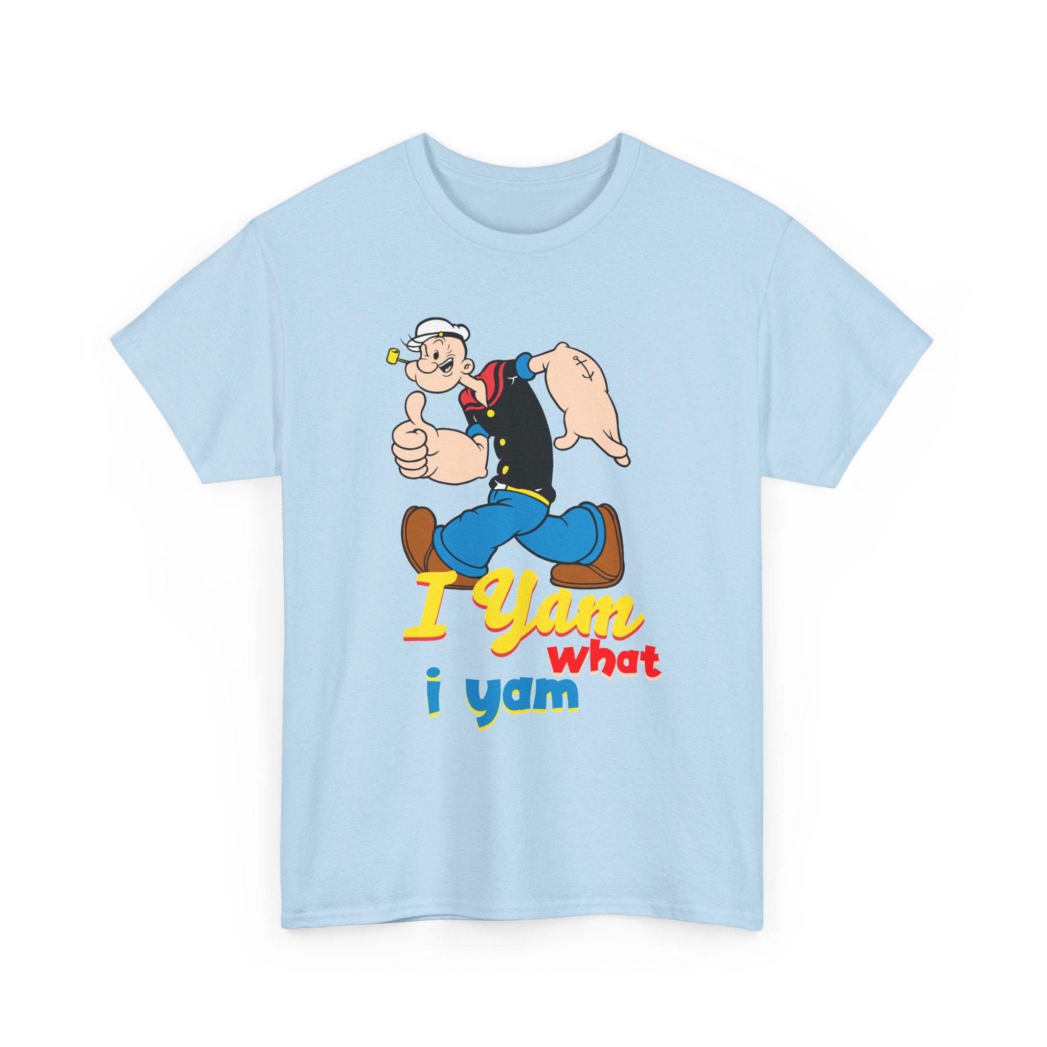 Retro Cartoon 'I Yam What I Yam' Graphic Tee