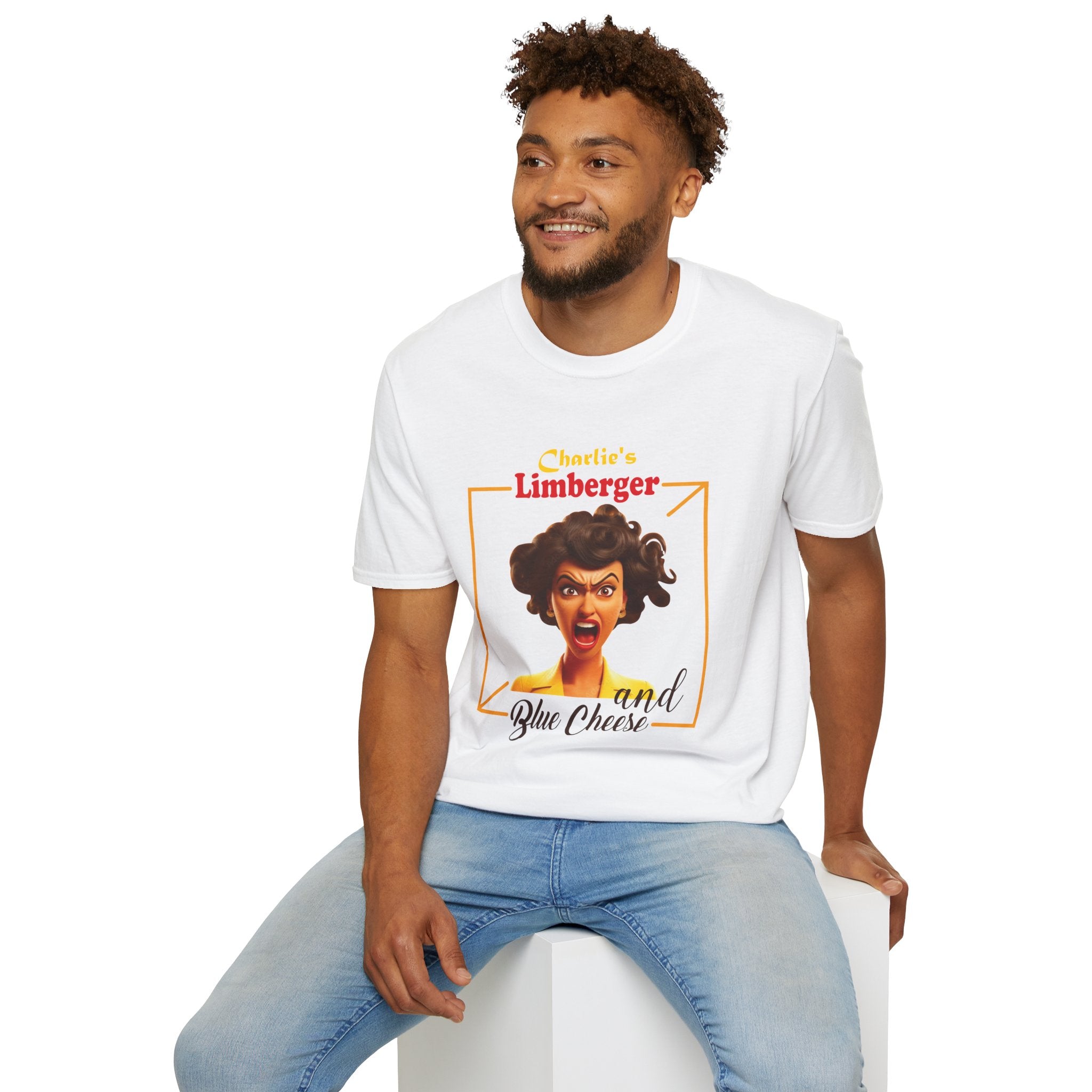 Charlie’s Limberger T-Shirt — Vintage Angry Cheese Graphic Tee