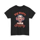 Graphic T‑Shirt — "Big Dick's Farm Supply" Vintage Cartoon Logo Tee