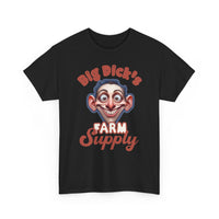 Graphic T‑Shirt — "Big Dick's Farm Supply" Vintage Cartoon Logo Tee