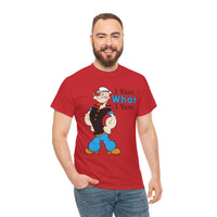 Funny “I Yam What I Yam” Classic Cartoon Graphic T-Shirt