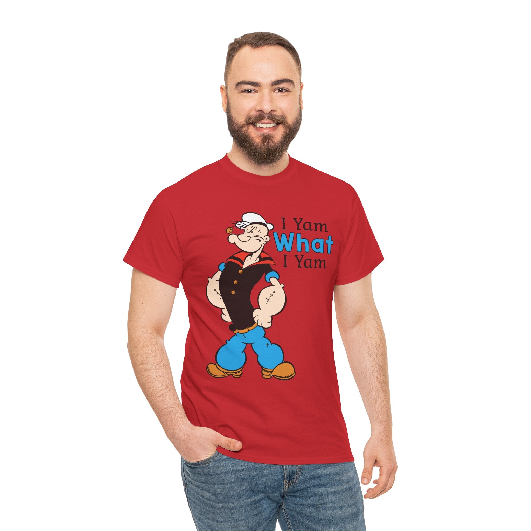 Funny “I Yam What I Yam” Classic Cartoon Graphic T-Shirt