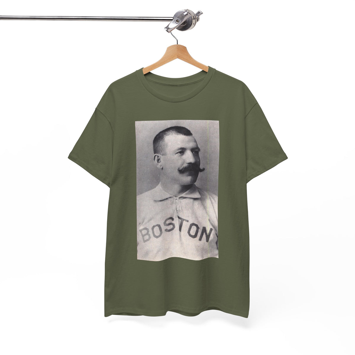 Vintage Boston Baseball Portrait T-Shirt – Retro Classic Baseball Graphic Tee