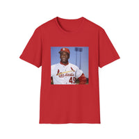 Baseball Graphic T-Shirt — Vintage Cardinals Player Photo Tee