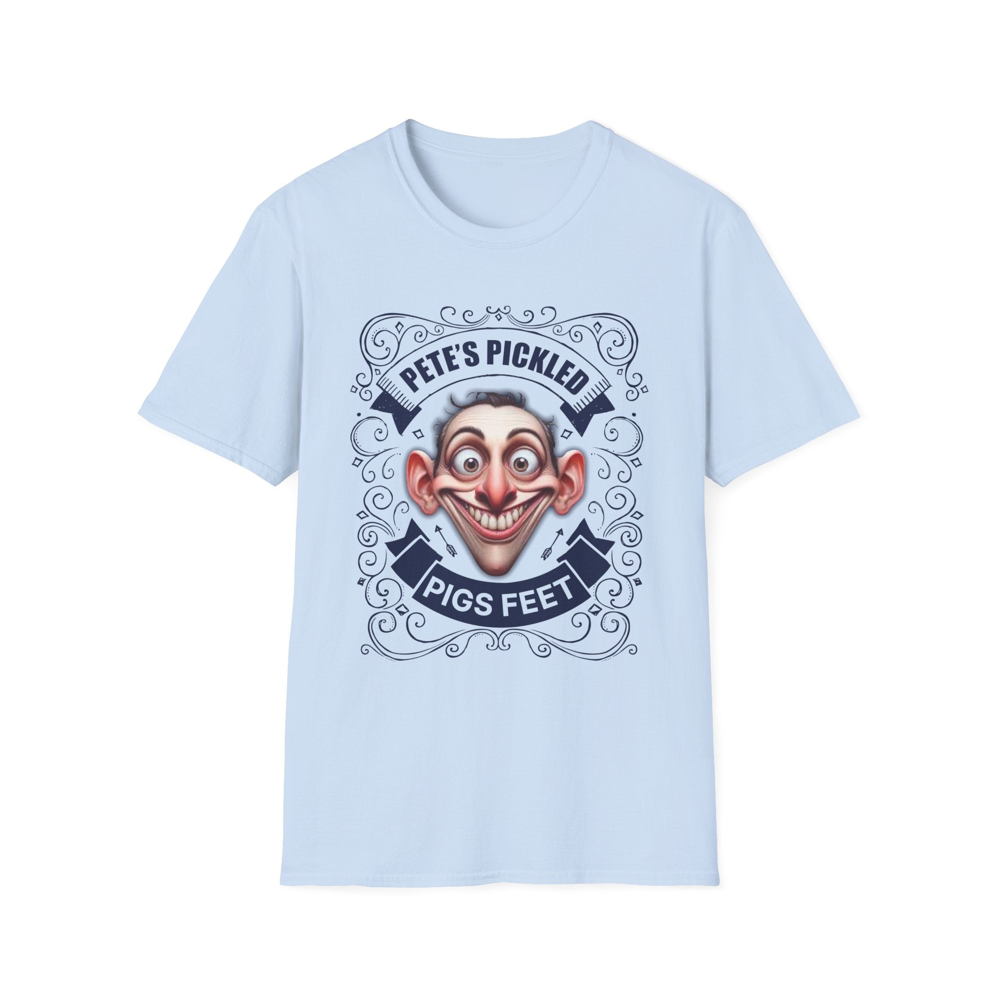 Pete’s Pickled Pigs Feet T-Shirt — Retro Carnival Novelty Tee
