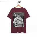Vintage Chicago Baseball Photo T-Shirt — Retro Black & White Player Legend Tee