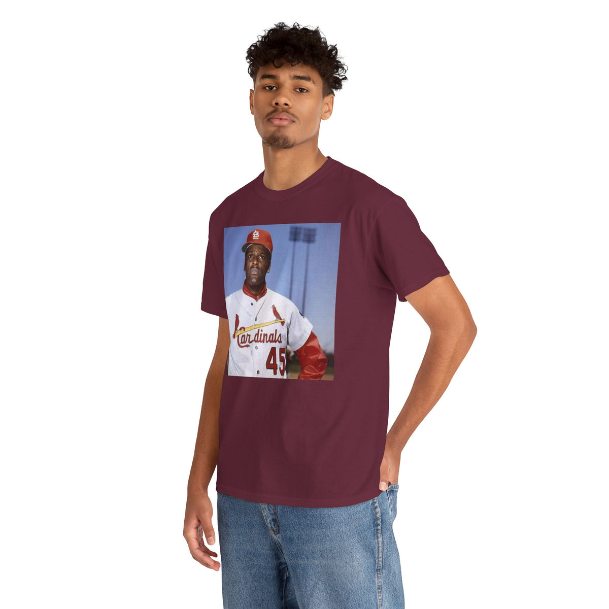 Vintage Cardinals Baseball Photo Tee