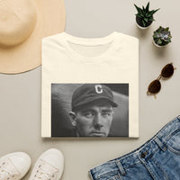 Vintage Baseball Portrait T-Shirt — Early 1900s Cleveland Player Photo