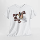 Taz Cartoon Tee — "You Better Not" Funny Looney Tunes Graphic T-Shirt