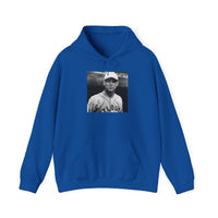 Vintage Baseball Player Hoodie — Classic Sports Graphic Pullover