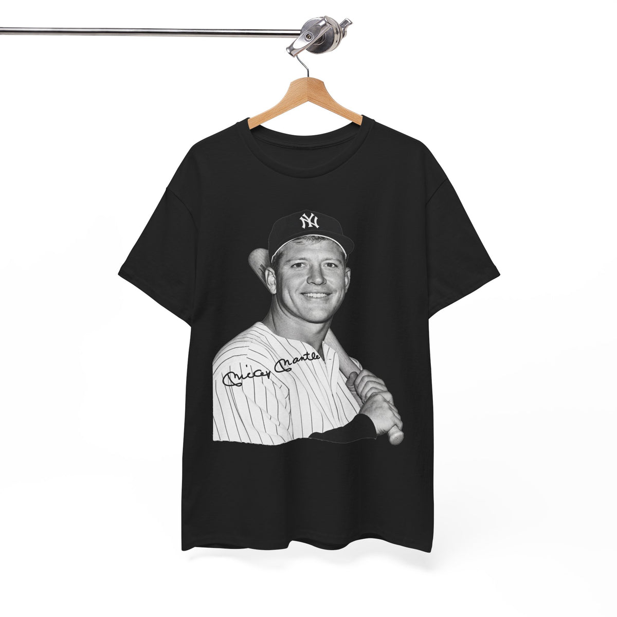 Vintage Baseball T-Shirt – Signed Roger Maris Portrait Tee