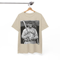 Vintage Chicago Baseball Photo T-Shirt — Retro Black & White Player Legend Tee