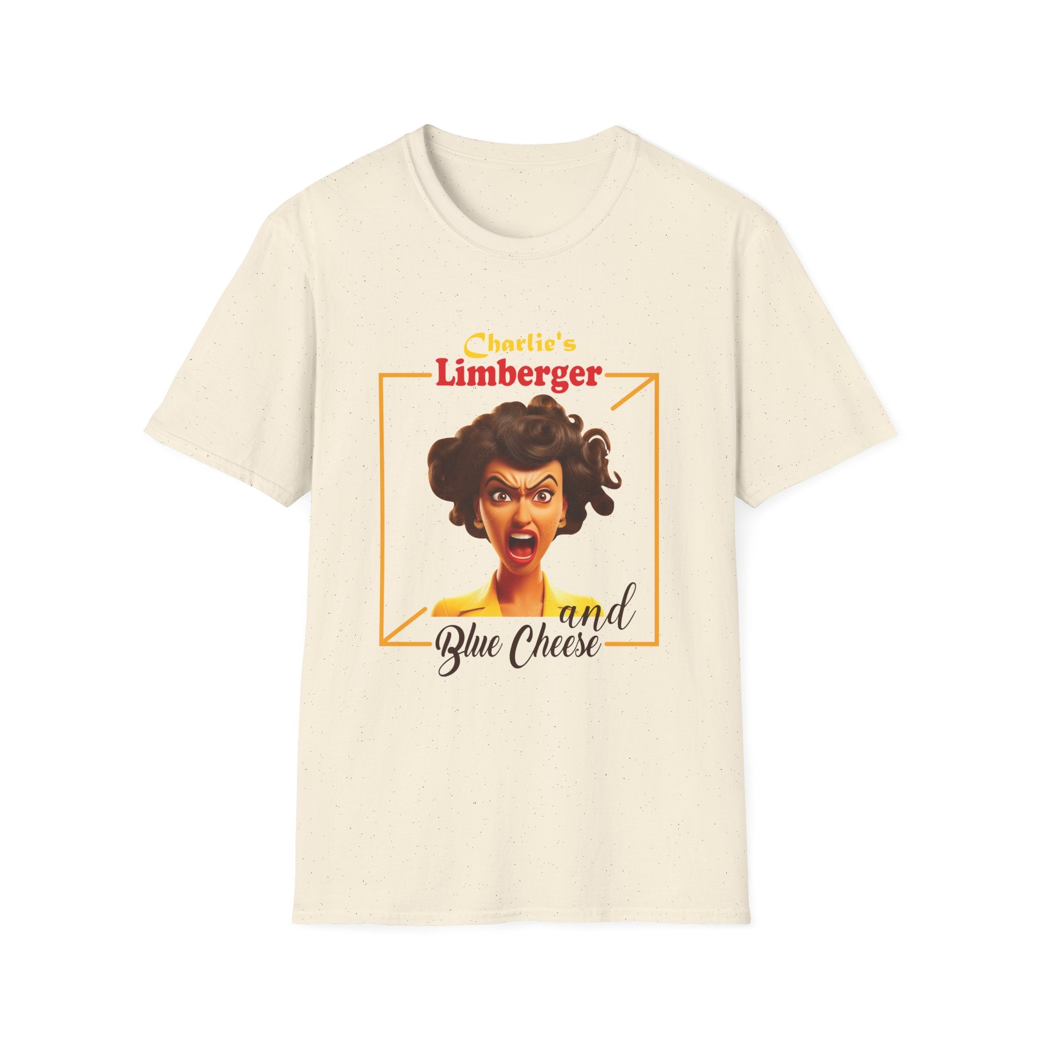 Charlie’s Limberger T-Shirt — Vintage Angry Cheese Graphic Tee