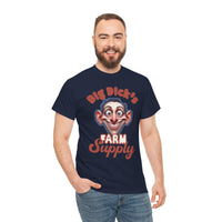 Graphic T‑Shirt — "Big Dick's Farm Supply" Vintage Cartoon Logo Tee