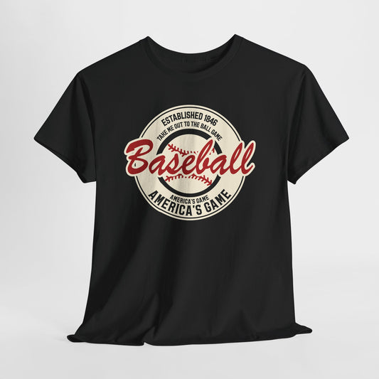 Vintage 'America's Game' Baseball T-Shirt — Retro Baseball Fan Tee