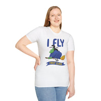 I Fly First Class T‑Shirt — Funny Travel Graphic Tee