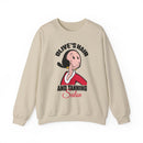 Olive's Hair & Tanning Salon Sweatshirt — Funny Retro Parody Graphic