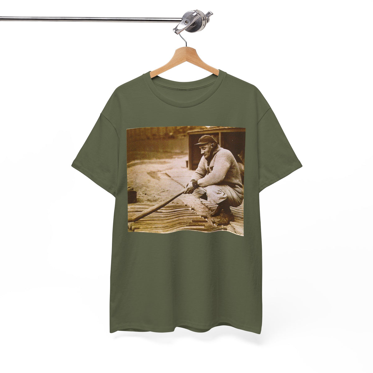 Vintage Baseball Photo T-Shirt – Retro Classic Baseball Player Tee
