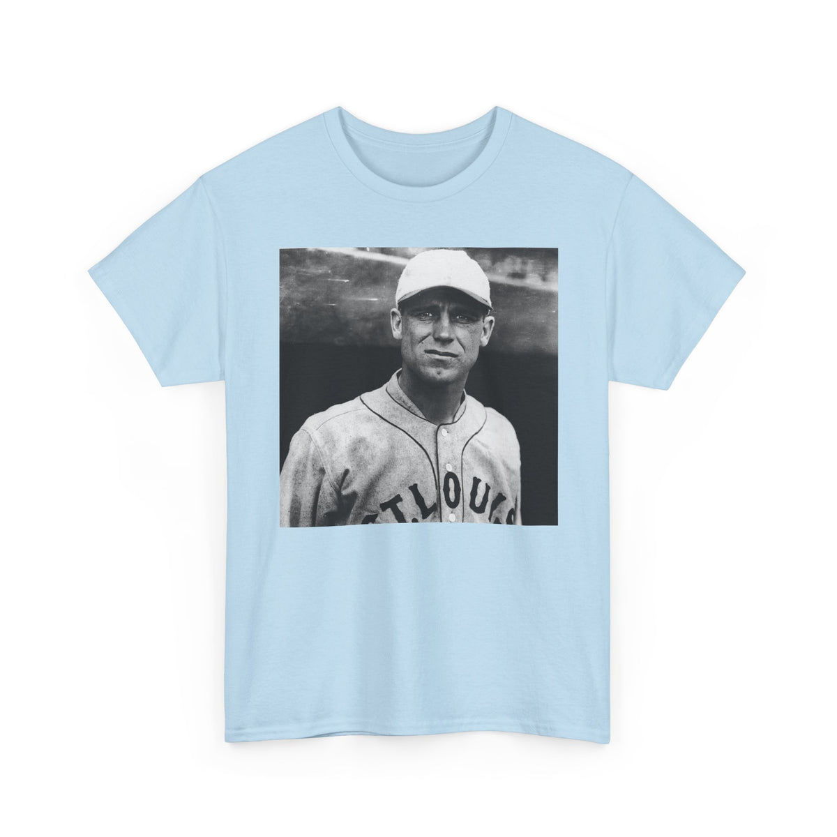 Vintage Baseball Photo Tee — St. Louis Retro Player Graphic T-Shirt