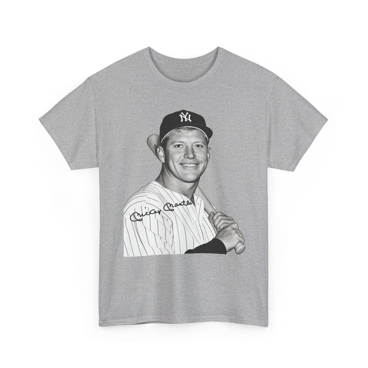 Vintage Baseball T-Shirt – Signed Roger Maris Portrait Tee