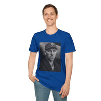 Vintage Baseball Portrait T-Shirt — Early 1900s Cleveland Player Photo