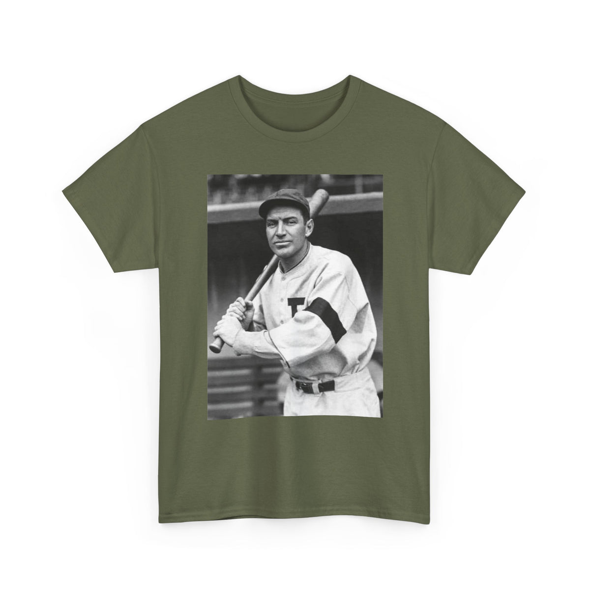 Retro Baseball Player T-Shirt - Old School Black & White Classic Legend Tee