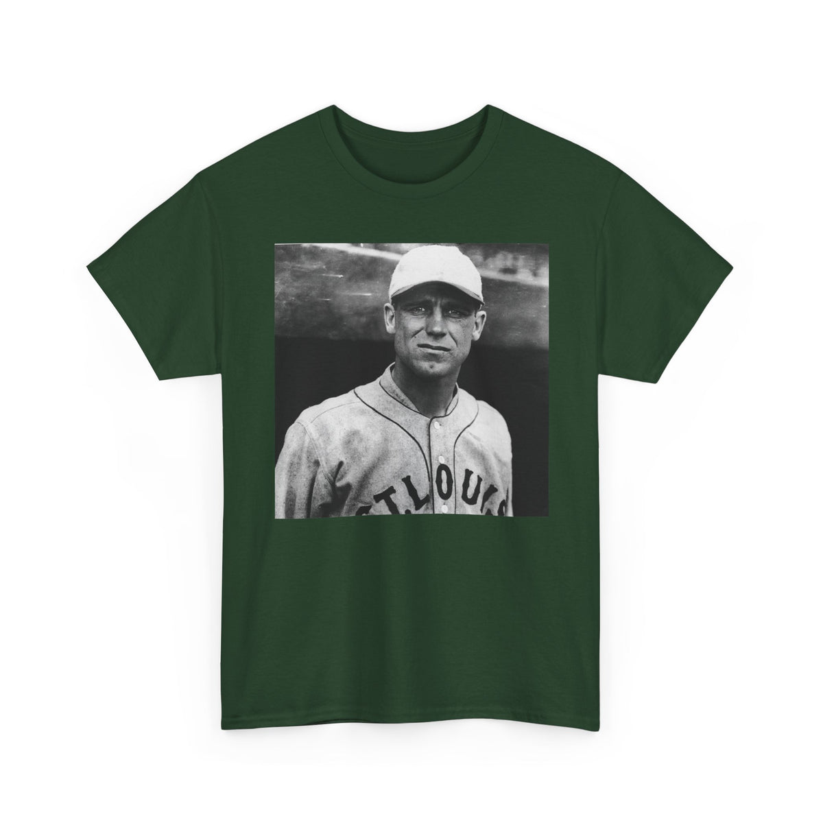 Vintage Baseball Photo Tee — St. Louis Retro Player Graphic T-Shirt