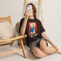 Novelty Graphic Tee — Cute Cartoon Pig with “I’m Not Wearing Any Pants” Slogan