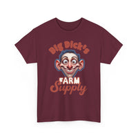 Graphic T‑Shirt — "Big Dick's Farm Supply" Vintage Cartoon Logo Tee