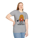 T-Shirt — 'I DON'T THINK SO!!!' Cartoon Character Graphic Tee