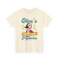 Cotton Candy and Popsicles Tee – Olive’s Retro Summer T‑Shirt