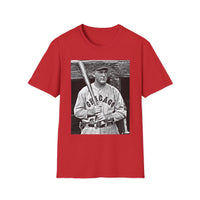 Vintage Baseball Player T-Shirt — Retro Chicago Baseball Graphic Tee